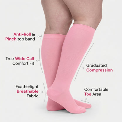 Soovia™ Wide Compression Socks