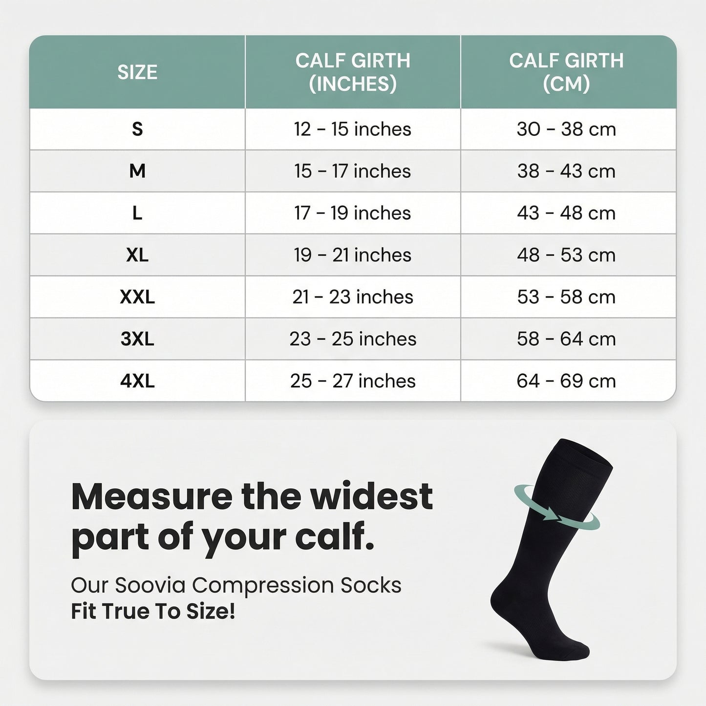 Soovia™ Wide Compression Socks